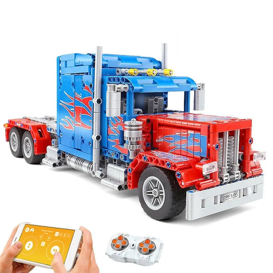 Tech MOC RC Motorized Sports Racing Truck Bricks Toy 15001