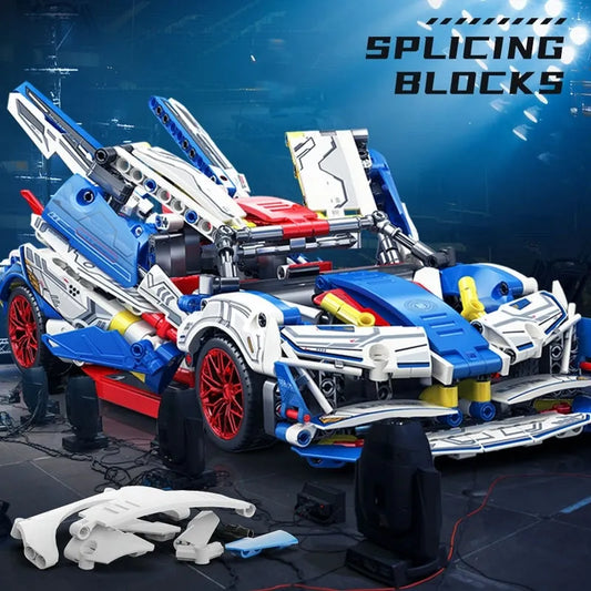 MOC 88320A Tech Apollo Project EVO Sports Racing Car Bricks Toy