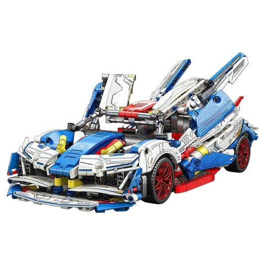 MOC 88320A Tech Apollo Project EVO Sports Racing Car Bricks Toy