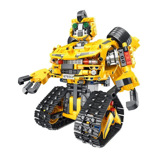 Expert Electric 2In1 Robot APP RC Transbot Bricks Kids Toys