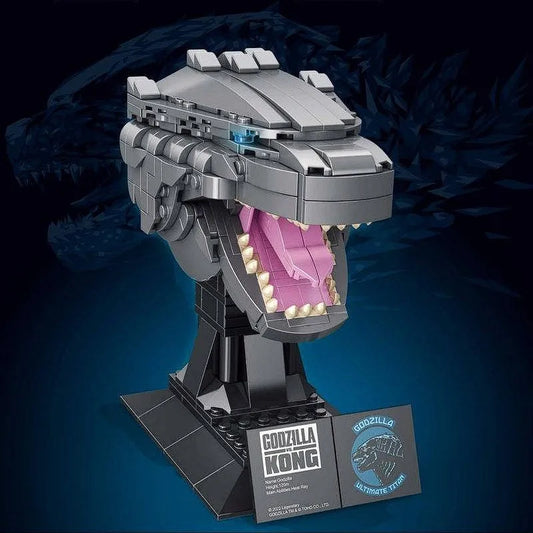 Ideas Expert MOC Godzilla Head Bricks Toys 687401