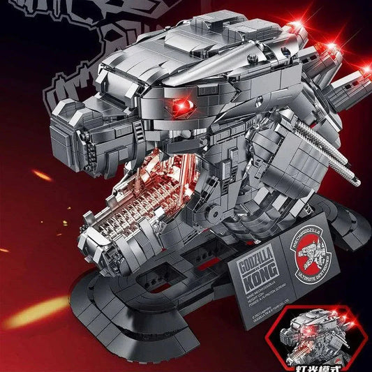 MOC Ideas Experts King Kong Head Mecha Bricks Toy