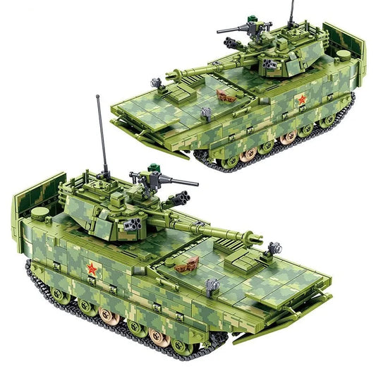 Military China Amphibious Infantry Tank Bricks Toys