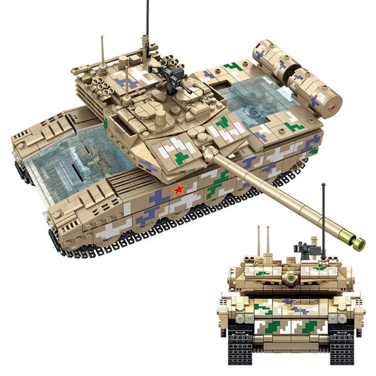Military MOC Type 15 Light Battle Tank Bricks Toy