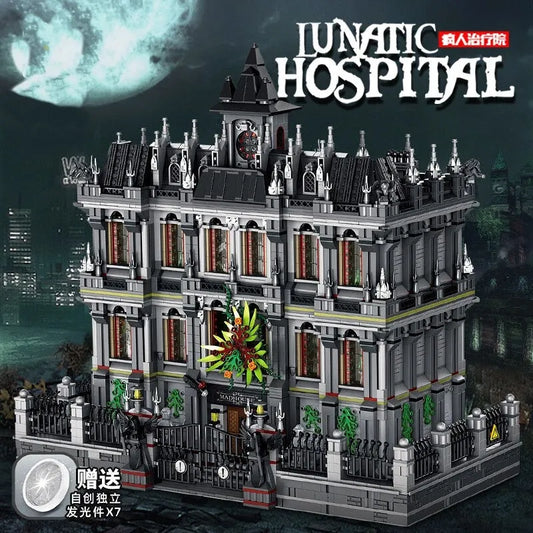 MOC City Creator Expert Lunatic Hospital Bricks Toys 613002