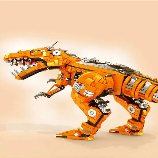 MOC Jurassic Dinosaur Mechanical Tyrannosaurus Bricks Toy