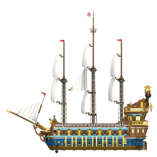 Creator Expert MOC The Royal Fleet Sun Pirates Ship Bricks Toy