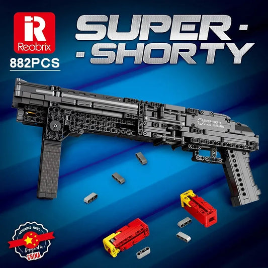 MOC Military Gun Super Shorty Pistol Bricks Toys 77002