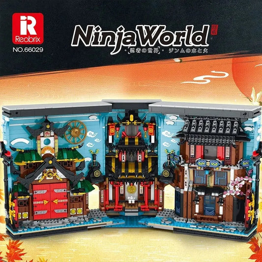 MOC Ninjago Movie The Ninja World Book Bricks Toy