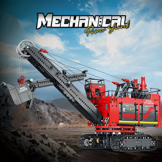 Technical MOC 22014 RC APP Power Shovel Truck Bricks Toy