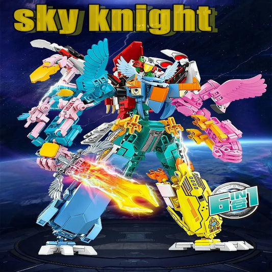 Transformation Flying Birds Robot Sky Knight Bricks Toys