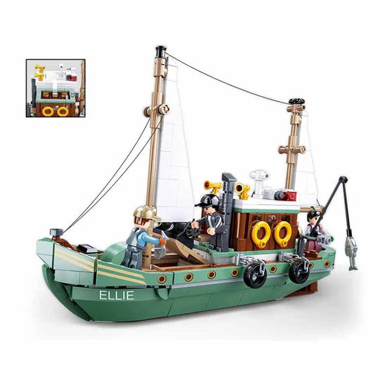 Creator Expert Fisherman Fishing Boat Bricks Toys