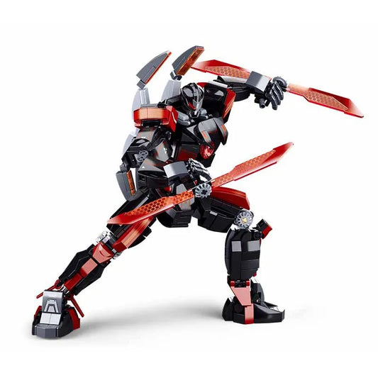 Dark Wanderer Transformed Mech Robot Warrior Bricks Toy