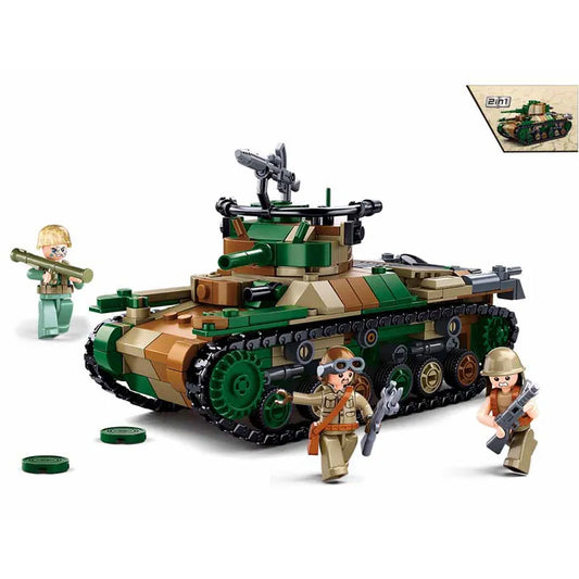 Military China Type 97 Medium Tank Bricks Toy