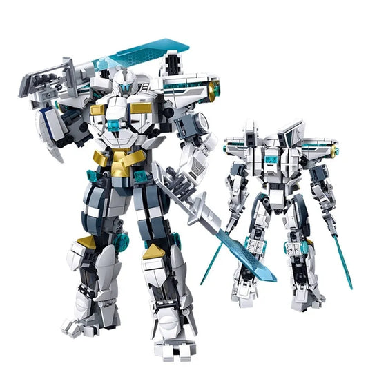 Super Transforming Mecha Robot Warrior Bricks Toy