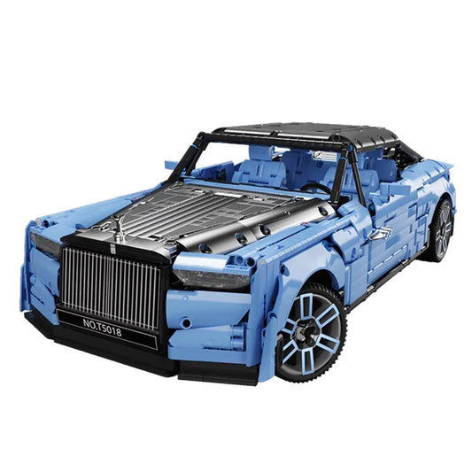 Tech MOC Classic RR Boat Tail Luxury Car Bricks Toy T5018