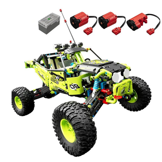 Tech MOC RC Motorized Racing Buggy Car Bricks Toy