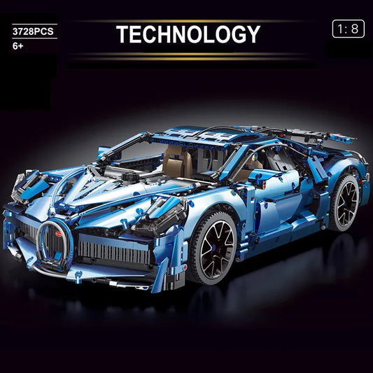 Tech MOC T5004 Bugatti Divo Racing Car Bricks Toys