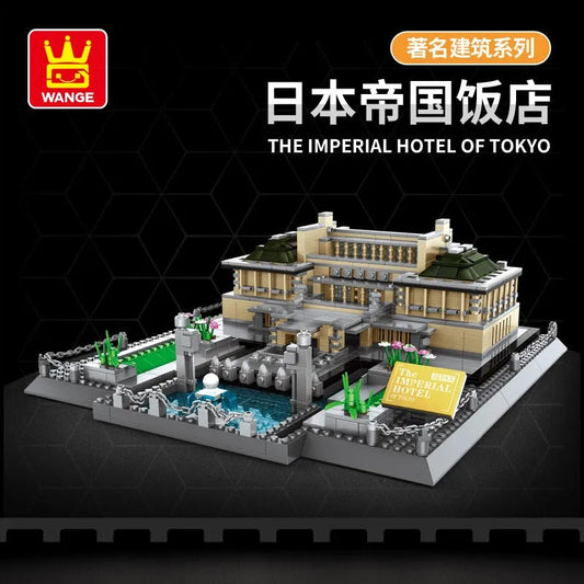 Architecture MOC Famous Tokyo Hotel Kids Bricks Toys 5226