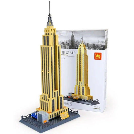 MOC Architecture New York Empire State Building Bricks Toy