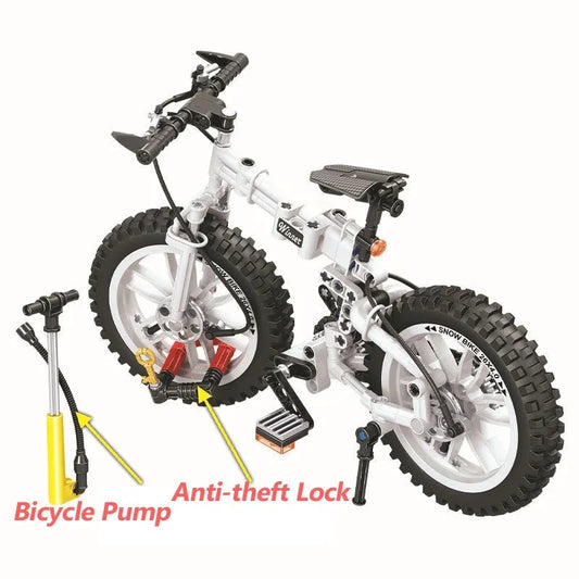 City Ideas Folding Mountain Bicycle Bike Bricks Toys