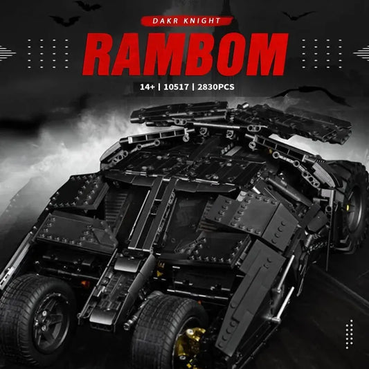 Tech Creator MOC Dark Knight Rambom Car Bricks Toy