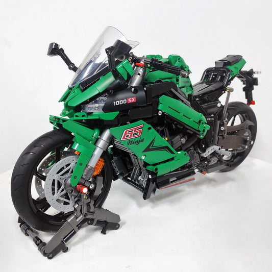 Tech MOC Kawasaki NINJA 1000SX Motorcycle Bricks Toy