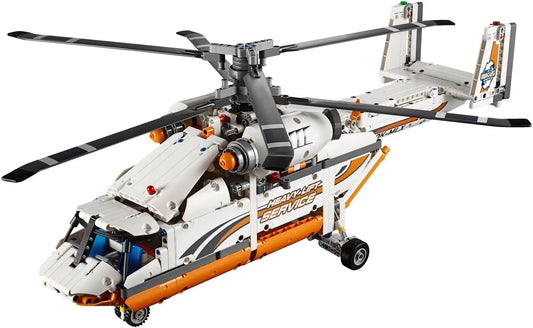 Technic MOC Heavy Lift Helicopter Bricks Toy