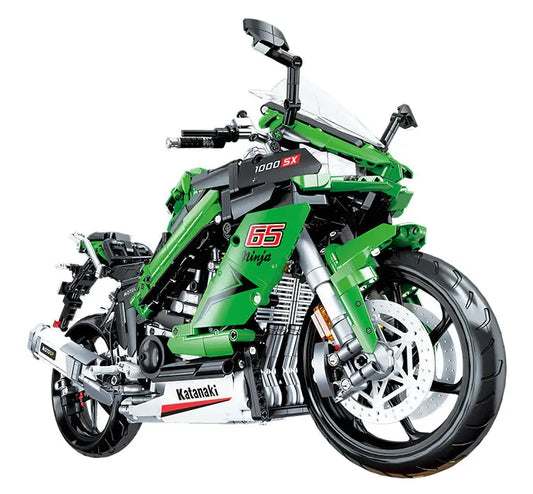 Tech MOC Kawasaki NINJA 1000SX Motorcycle Bricks Toy