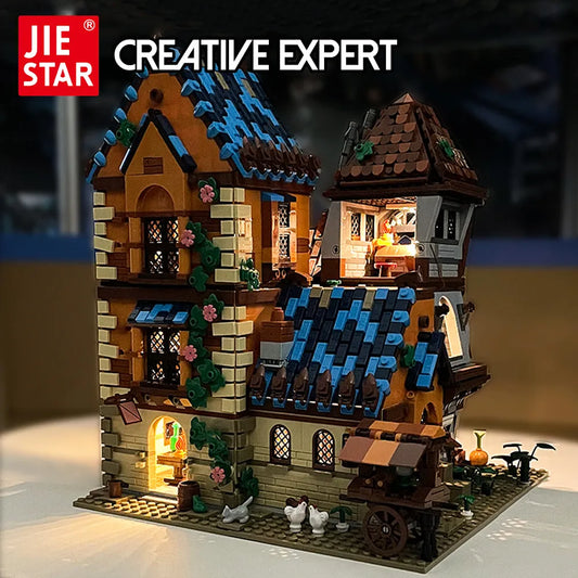 Creator Experts MOC Medieval Town Tavern Bricks Toy