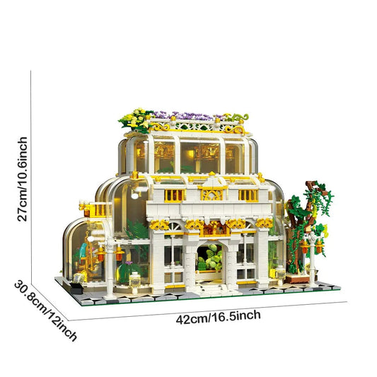 MOC Expert Neoclassical Botanical Garden Bricks Toy