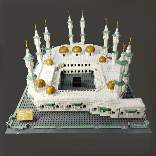 Architecture MOC Great Mecca Grand Mosque Bricks Toy