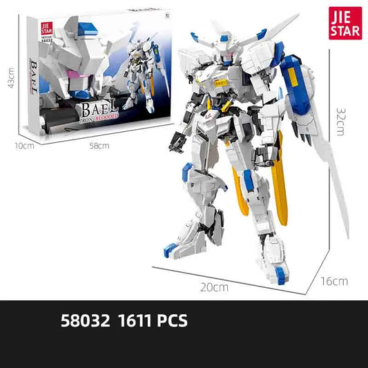 Super Hero MOC Bael Mecha Robot Warrior Bricks Toy