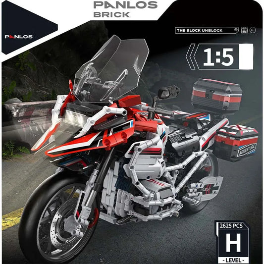 Tech MOC BMW R1250 Super Motorcycle Bricks Toy