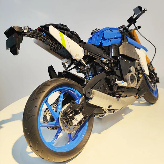 Tech MOC Suzuki GSX S1000 Motorcycle Bricks Toy