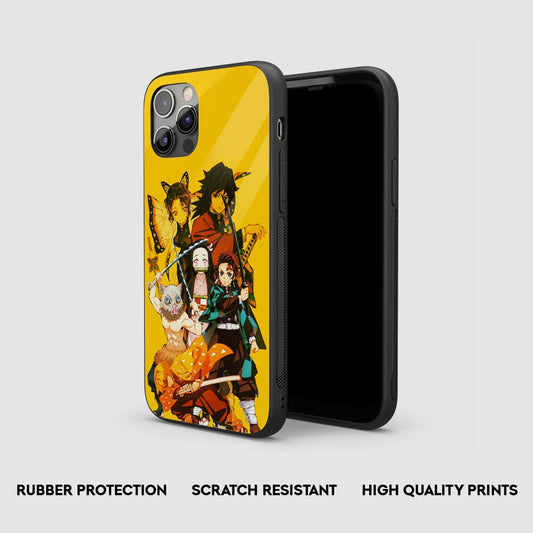 Yellow Squad Silicone Armored Phone Case by Anime Phone Cover