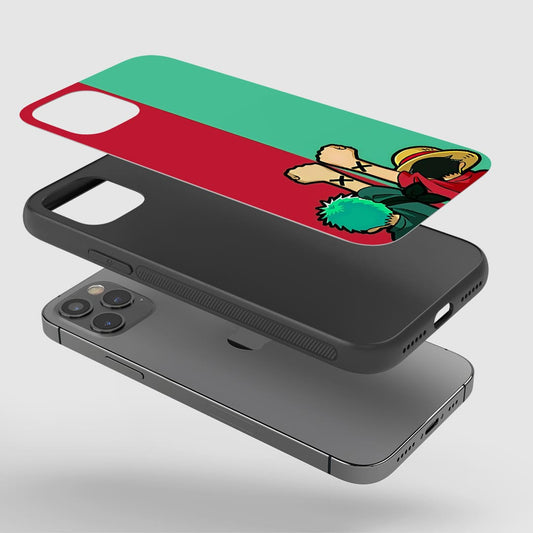 Luffy and Zoro Silicone Armored Phone Cover
