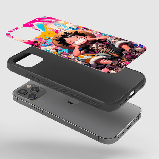 Monkey D Luffy Fan Art Silicone Armored Phone Cover