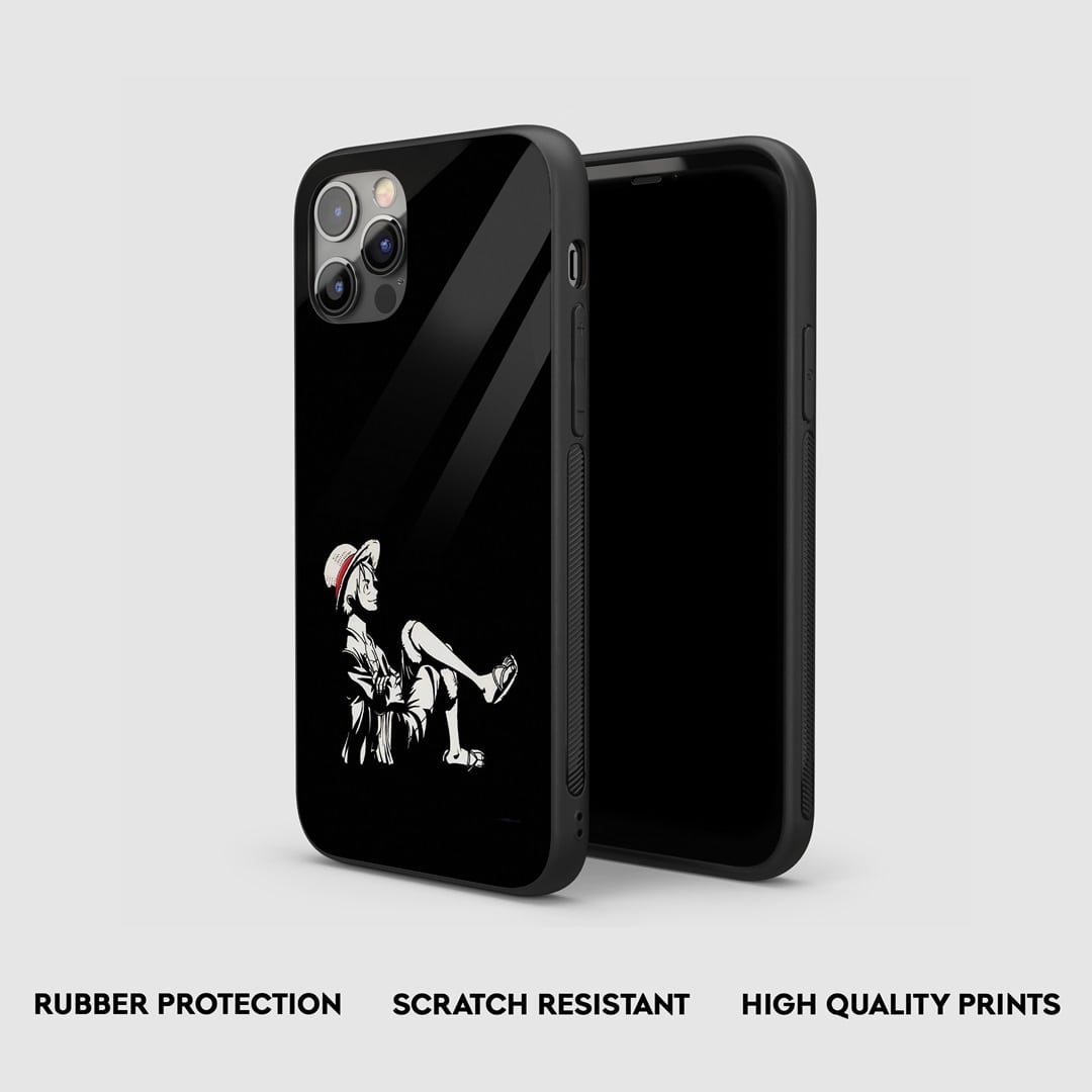 Monkey D Luffy Minimal Silicone Armored Phone Case by Anime Phone Cover