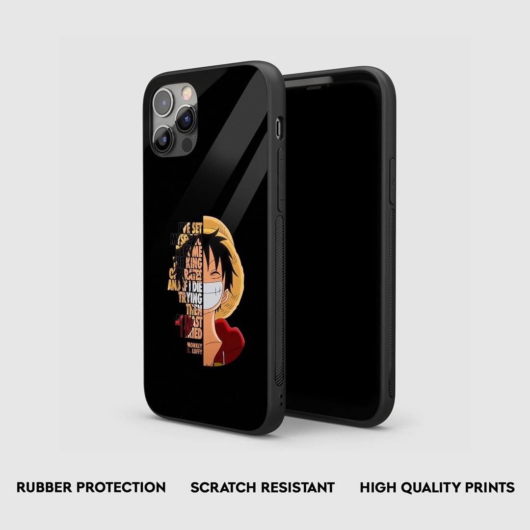 Monkey D Luffy Quote Silicone Armored Phone Case by Anime Phone Cover