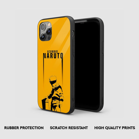 Naruto Uzumaki Yellow Silicone Armored Phone Case