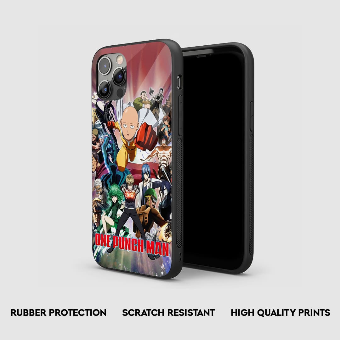 One Punch Man Poster Silicone Armored Phone Case by Anime Phone Cover