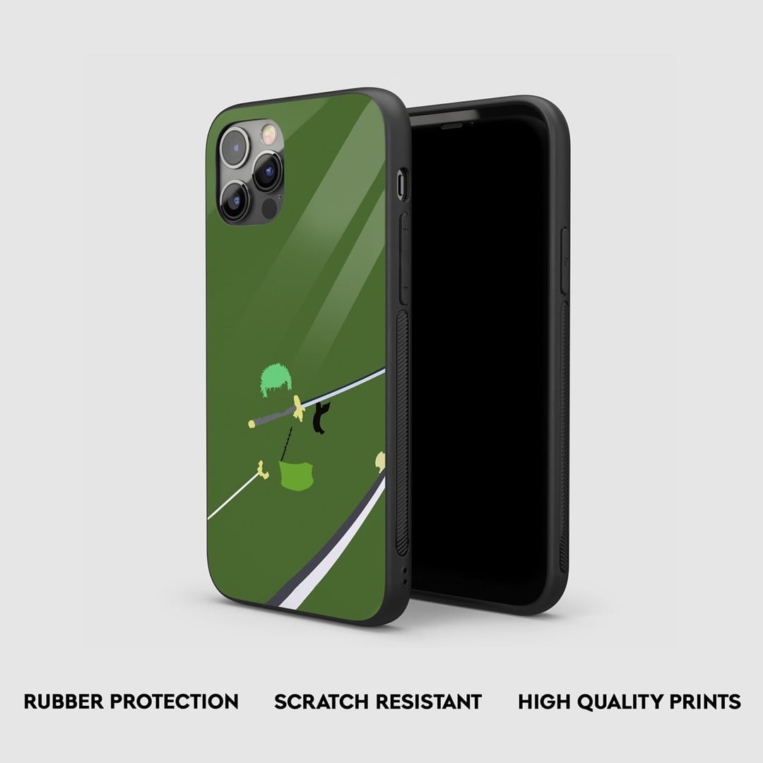 Roronoa Minimal Silicone Armored Phone Case by Anime Phone Cover