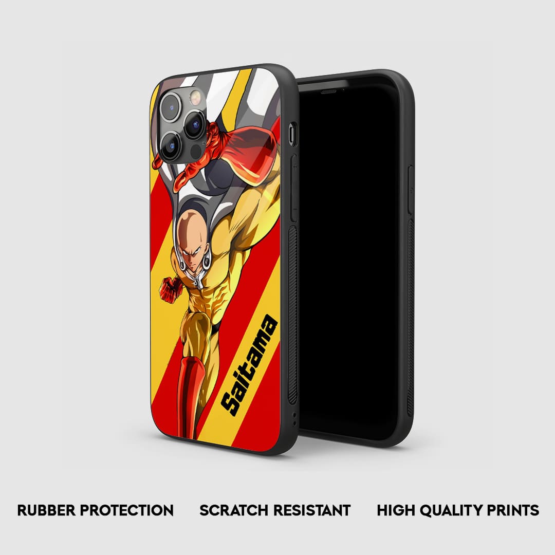 Saitama Action Silicone Armored Phone Case by Anime Phone Cover