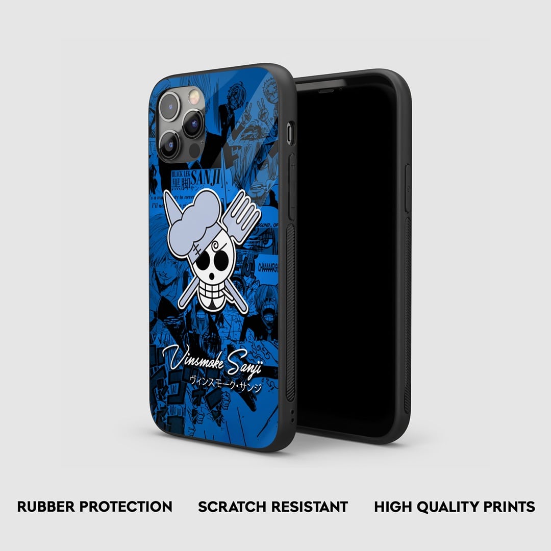 Sanji Symbol Silicone Armored Phone Case by Anime Phone Cover