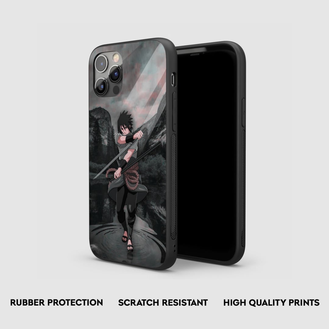 Sasuke Jutsu Silicone Armored Phone Case by Anime Phone Cover