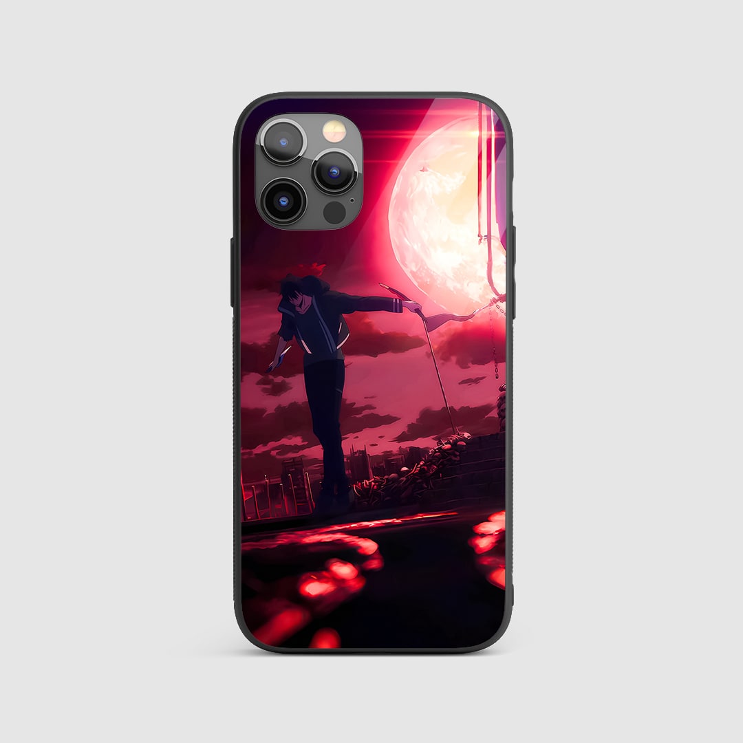 Solo Leveling Red Silicone Armored Phone Case by Anime Phone Cover