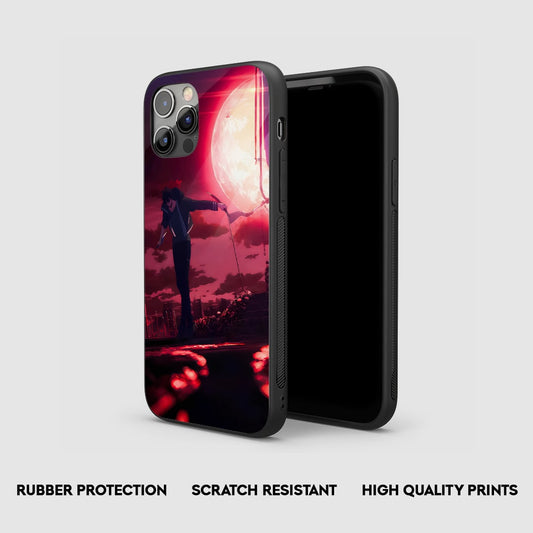 Solo Leveling Red Silicone Armored Phone Case