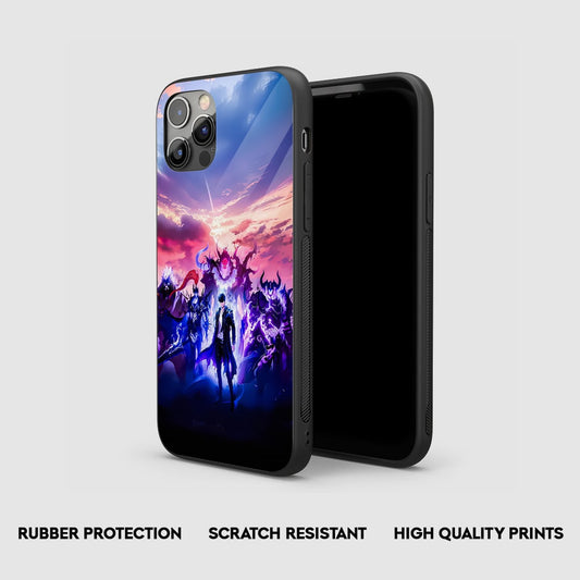 Solo Leveling Scene Silicone Armored Phone Case