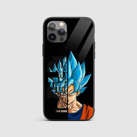 Son Goku Quote Silicone Armored Phone Case by Anime Phone Cover